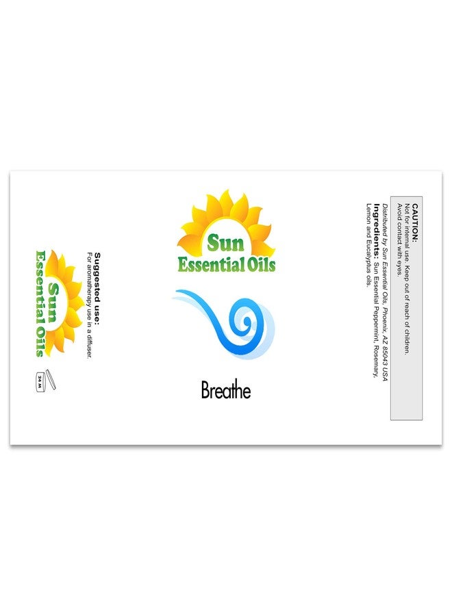 صن إيسينشال أويلز زيت صن إسينشال أويلز - مزيج بريث (عبوة كبيرة 4 أونصة) زيت بريث إيزي العطري للعلاج بالروائح، وأجهزة التبخير، والاستخدام المنزلي - 118 مل - Image 2